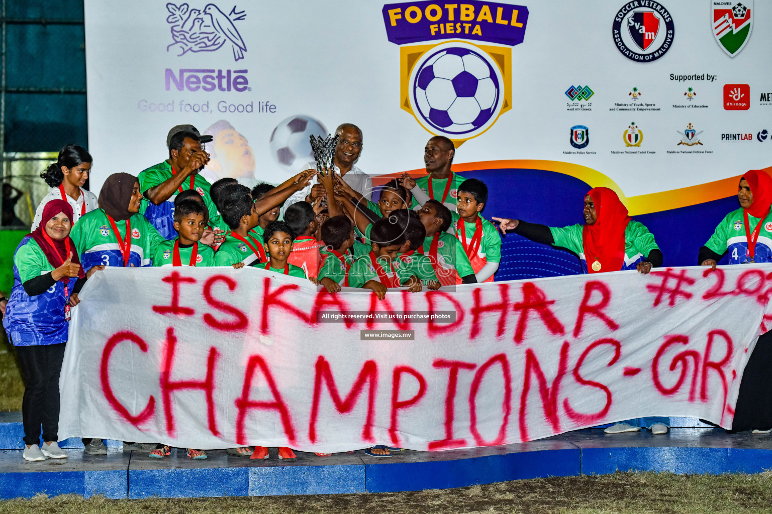 Day 4 of Milo Kids Football Fiesta 2022 was held in Male', Maldives on 22nd October 2022. Photos: Nausham Waheed / images.mv