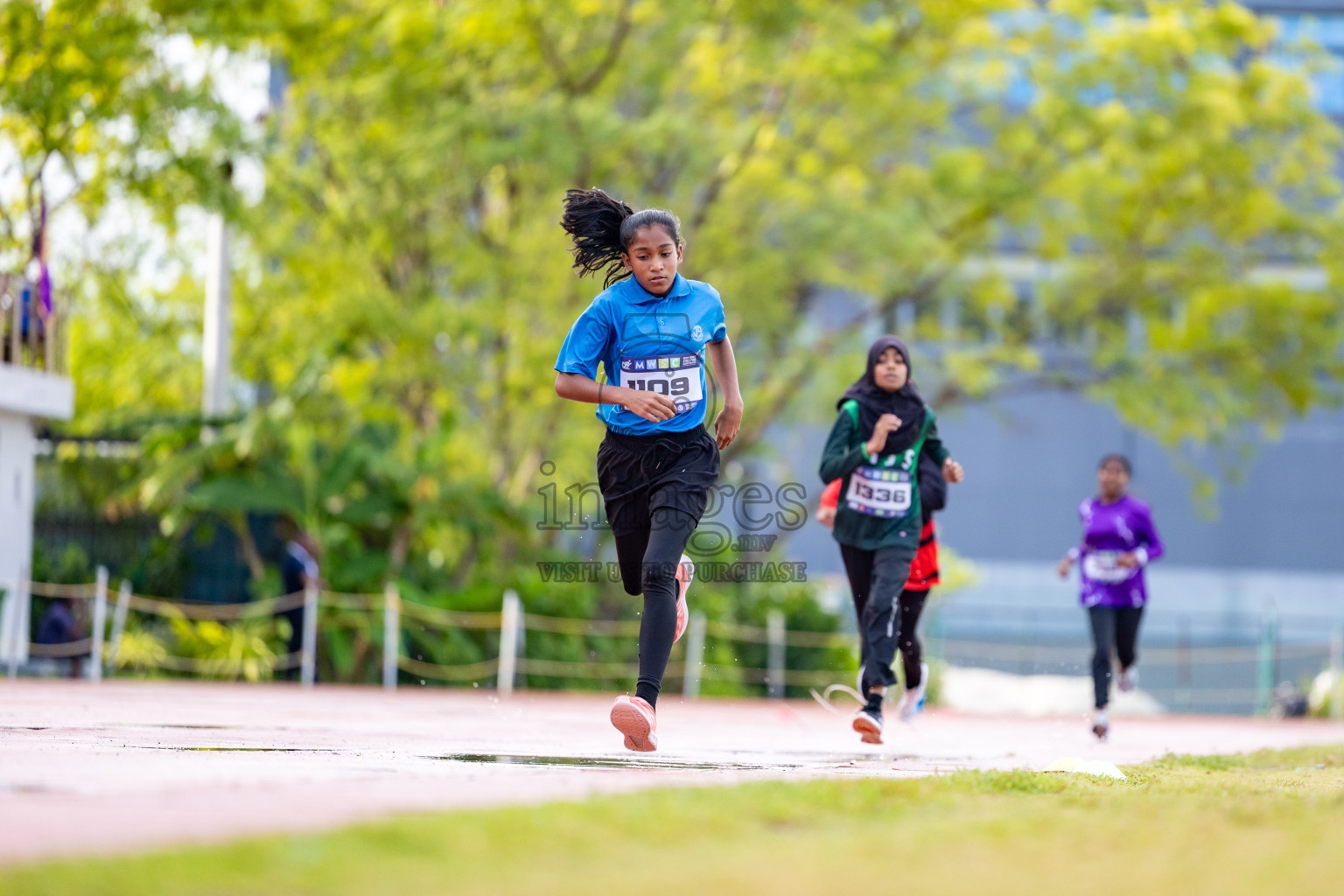 Day 1 of MWSC Interschool Athletics Championships 2024 held in Hulhumale Running Track, Hulhumale, Maldives on Saturday, 9th November 2024. 
Photos by: Ismail Thoriq, Hassan Simah / Images.mv