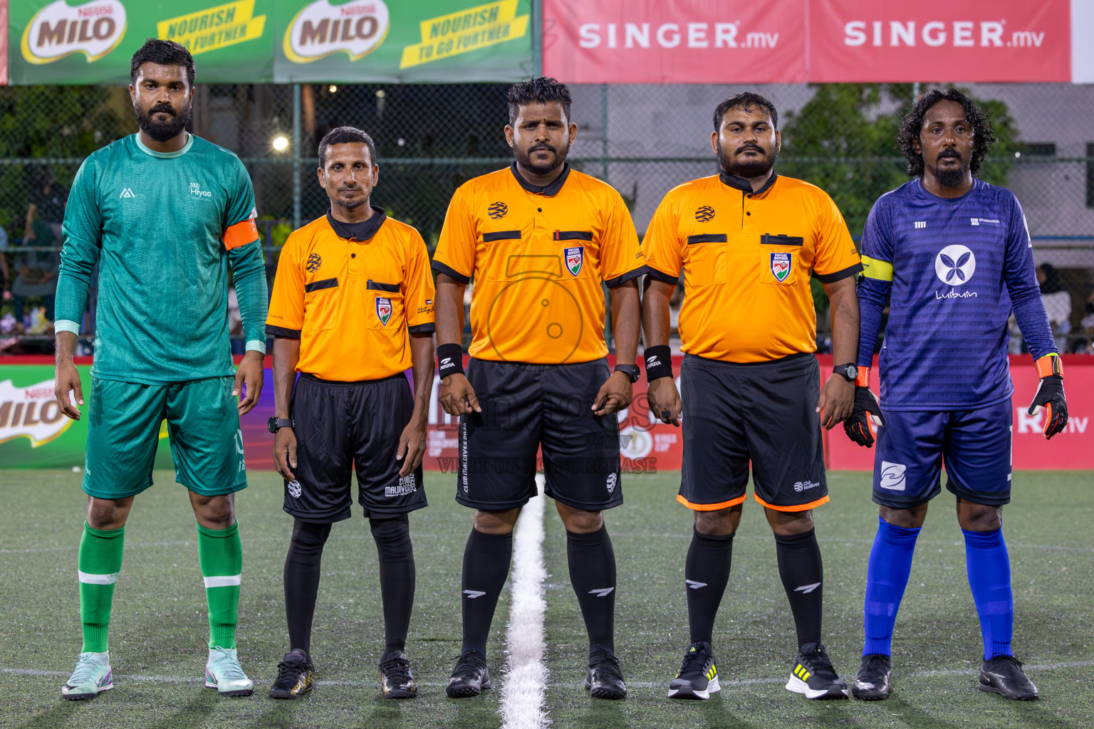 Team Dharumavantha vs Hiya Club in Club Maldives Classic 2024 held in Rehendi Futsal Ground, Hulhumale', Maldives on Sunday, 8th September 2024. 
Photos: Ismail Thoriq / images.mv