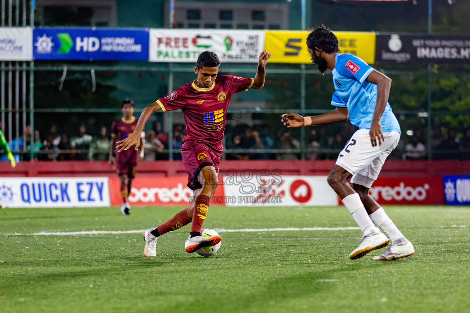 V Keyodhoo vs V Felidhoo in Day 29 of Golden Futsal Challenge 2024 was held on Tuesday , 13th February 2024 in Hulhumale', Maldives Photos: Nausham Waheed / images.mv