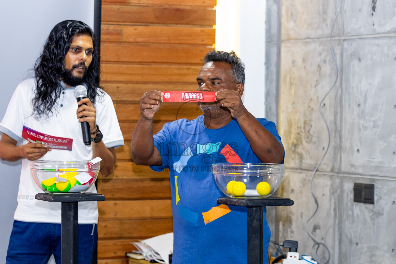 Draw Ceremony of Club Maldives 2024 held in Hulhumale', Maldives on Wednesday, 28th August 2024. Photos: Nausham Waheed / images.mv