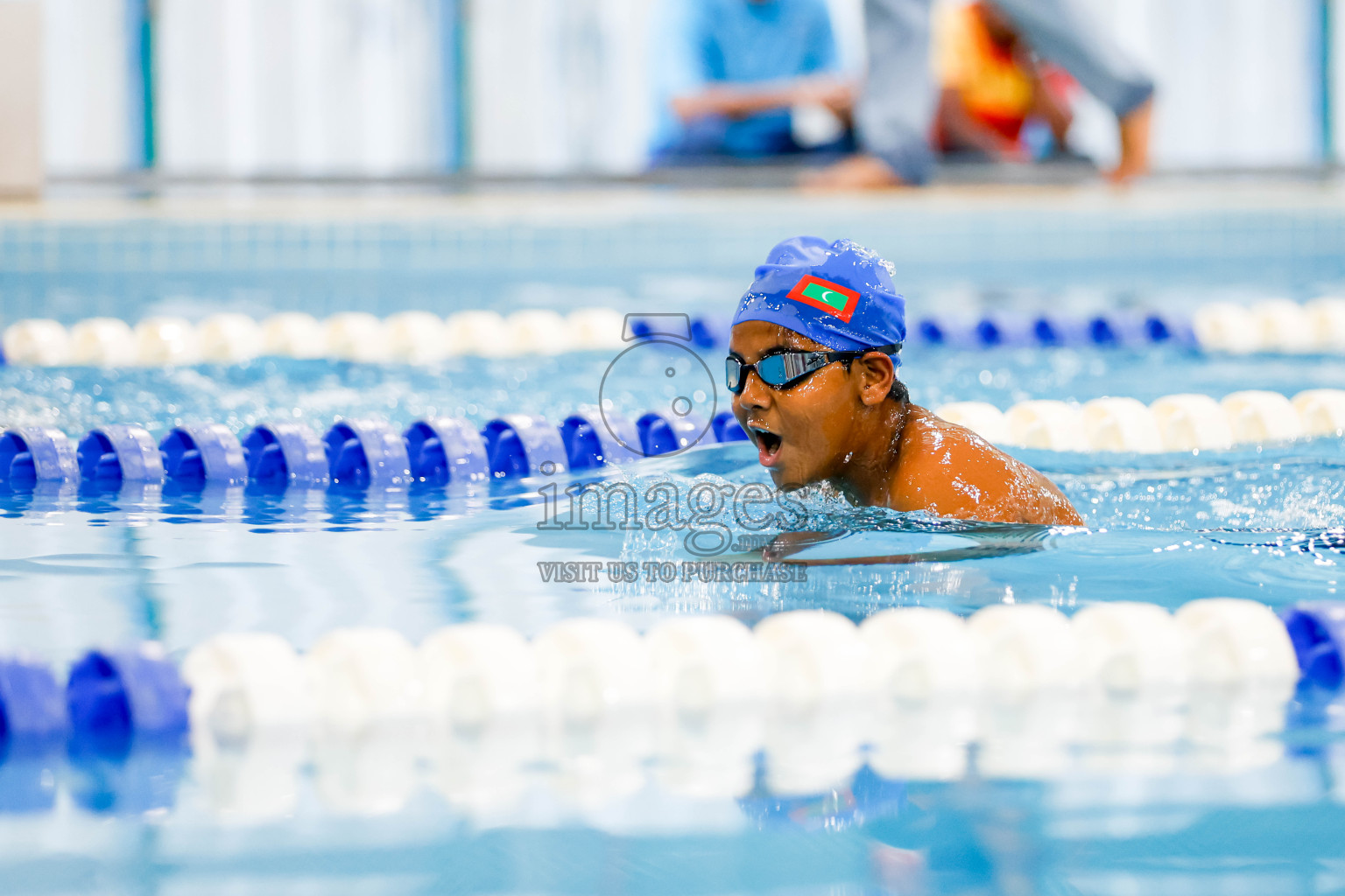 Day 1 of BML 6th National Kids Swimming Kids Festival 2025 held in Hulhumale', Maldives on Monday, 3rd November 2024. Photos: Hassan Simah / images.mv