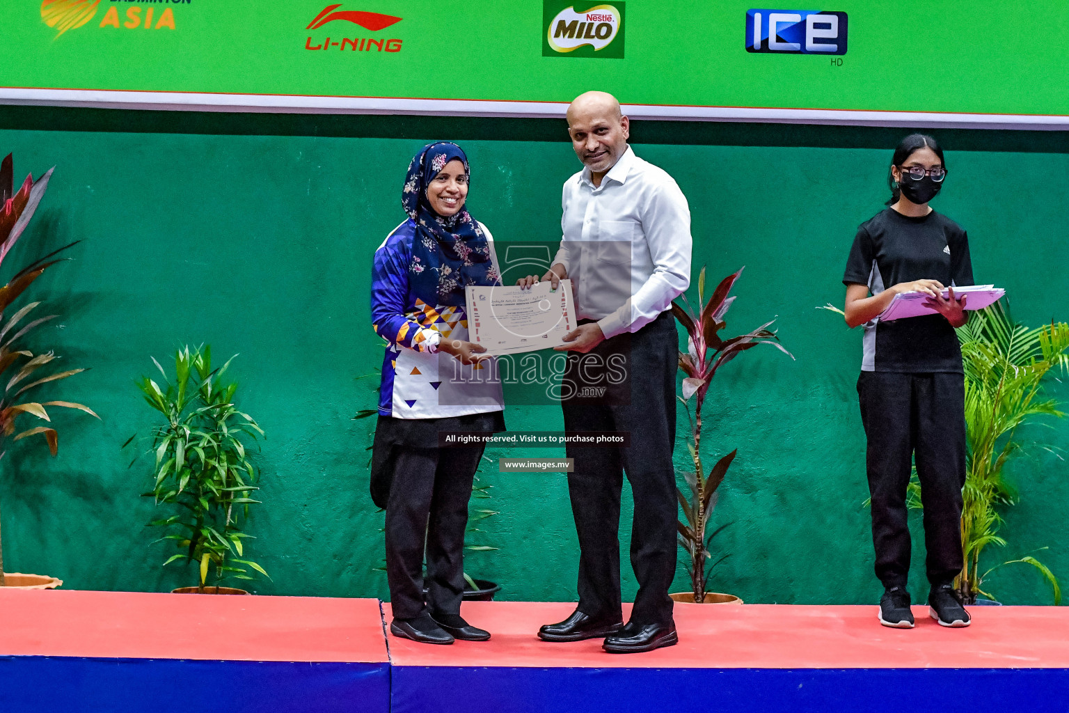 Final of 6th Office Company Badmintion Championship held in Male', Maldives Photos: Nausham Waheed / Images.mv