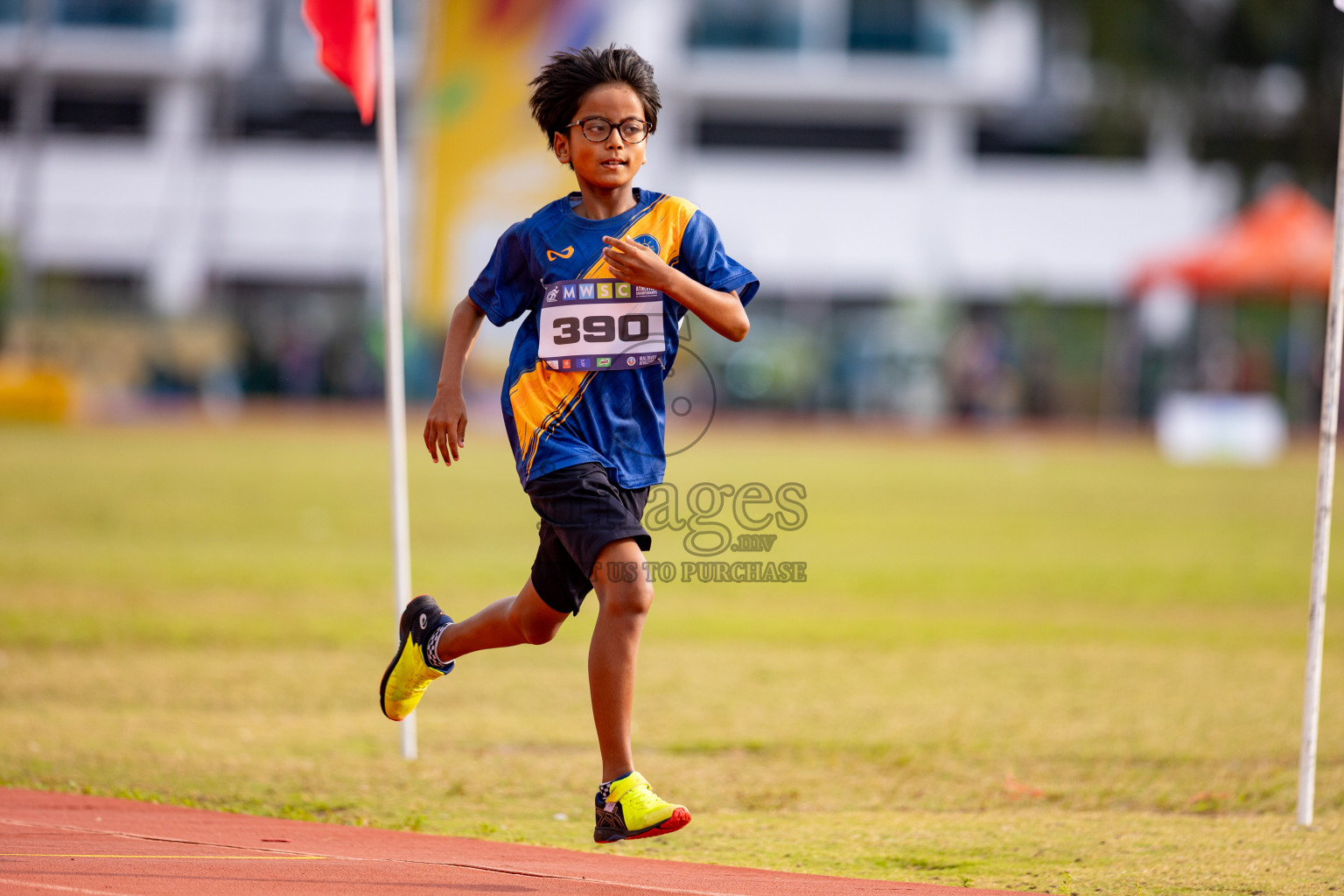 Day 3 of MWSC Interschool Athletics Championships 2024 held in Hulhumale Running Track, Hulhumale, Maldives on Monday, 11th November 2024. 
Photos by: Hassan Simah / Images.mv