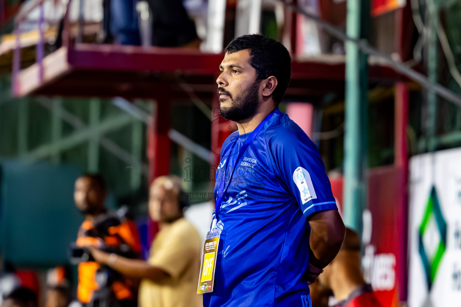Club DJA vs Team Khaarijee in Day 10 of Club Maldives Cup Classic 2025 was held in Rehendi Futsal Ground, Hulhumale', Maldives on Wednesday, 24th September 2025. Photos: Nausham Waheed / images.mv