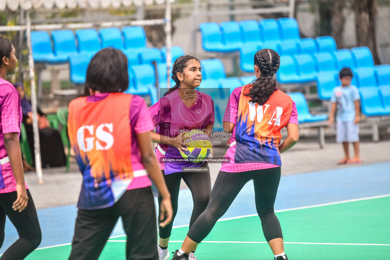 Day 10 of Junior Netball Championship 2022 held in Male', Maldives. Photos by Nausham Waheed