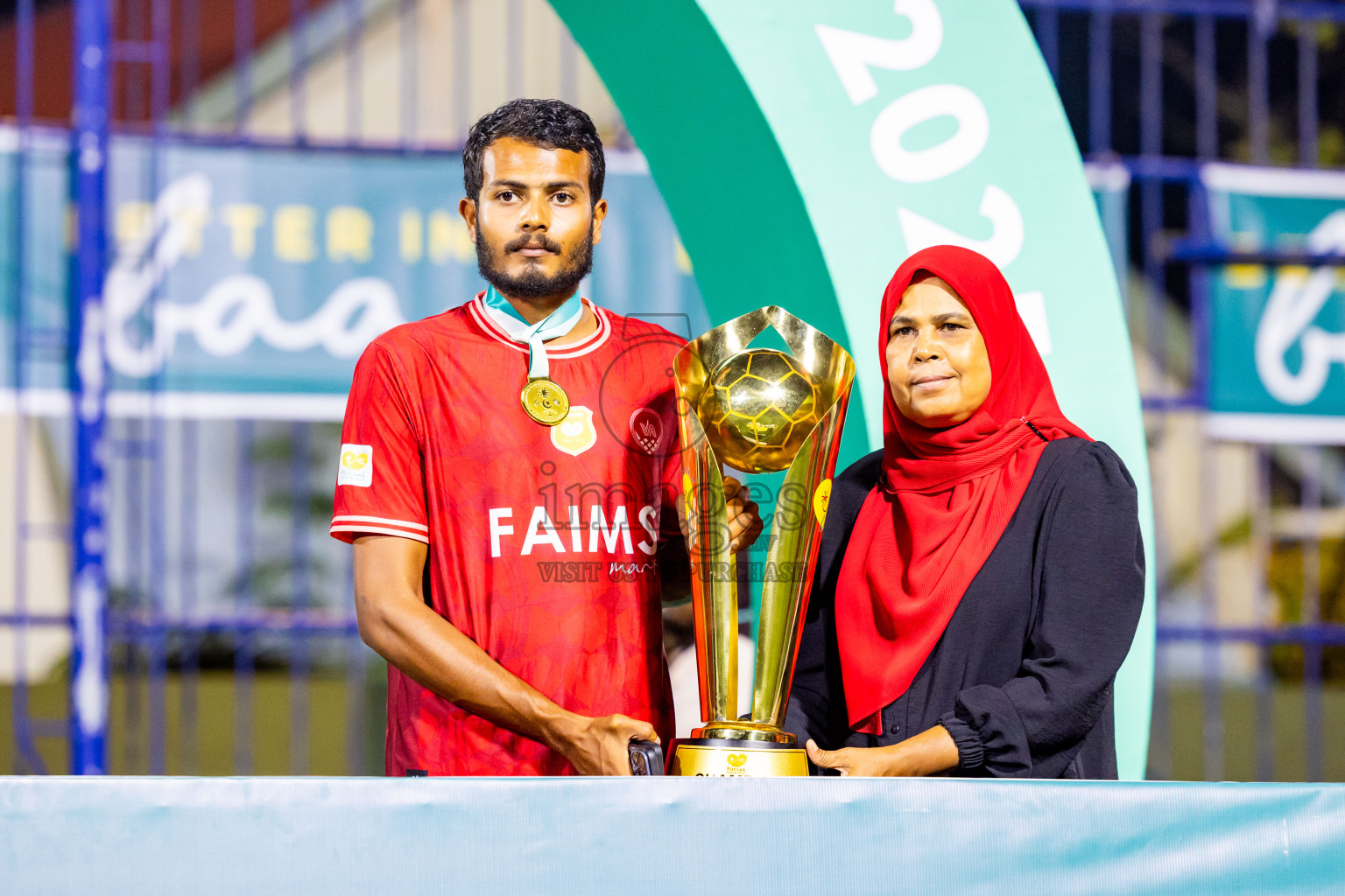 Closing Ceremony of Better in Baa Futsal Fiesta 2025 held in B. Eydhafushi, Maldives on Monday, 17th November 2025. Photos: Nausham Waheed / images.mv