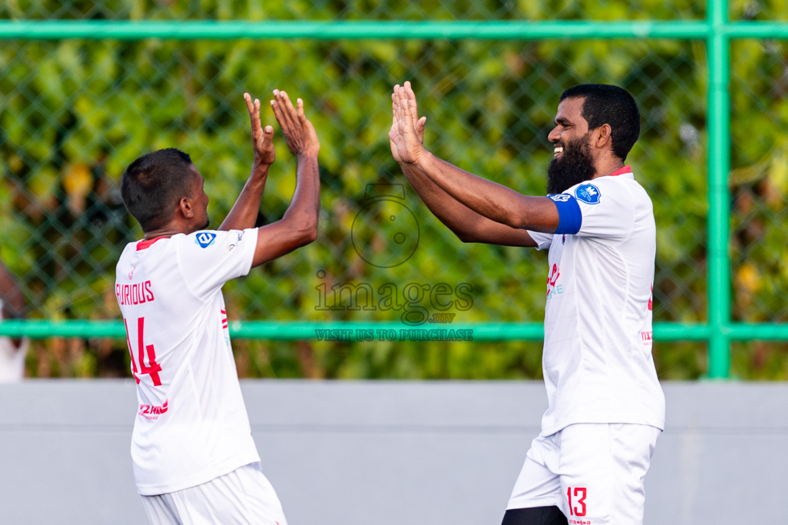 Furious FC vs JT Sports from Manadhoo Council Cup 2024 in N Manadhoo Maldives on Saturday, 24th February 2023. Photos: Nausham Waheed / images.mv