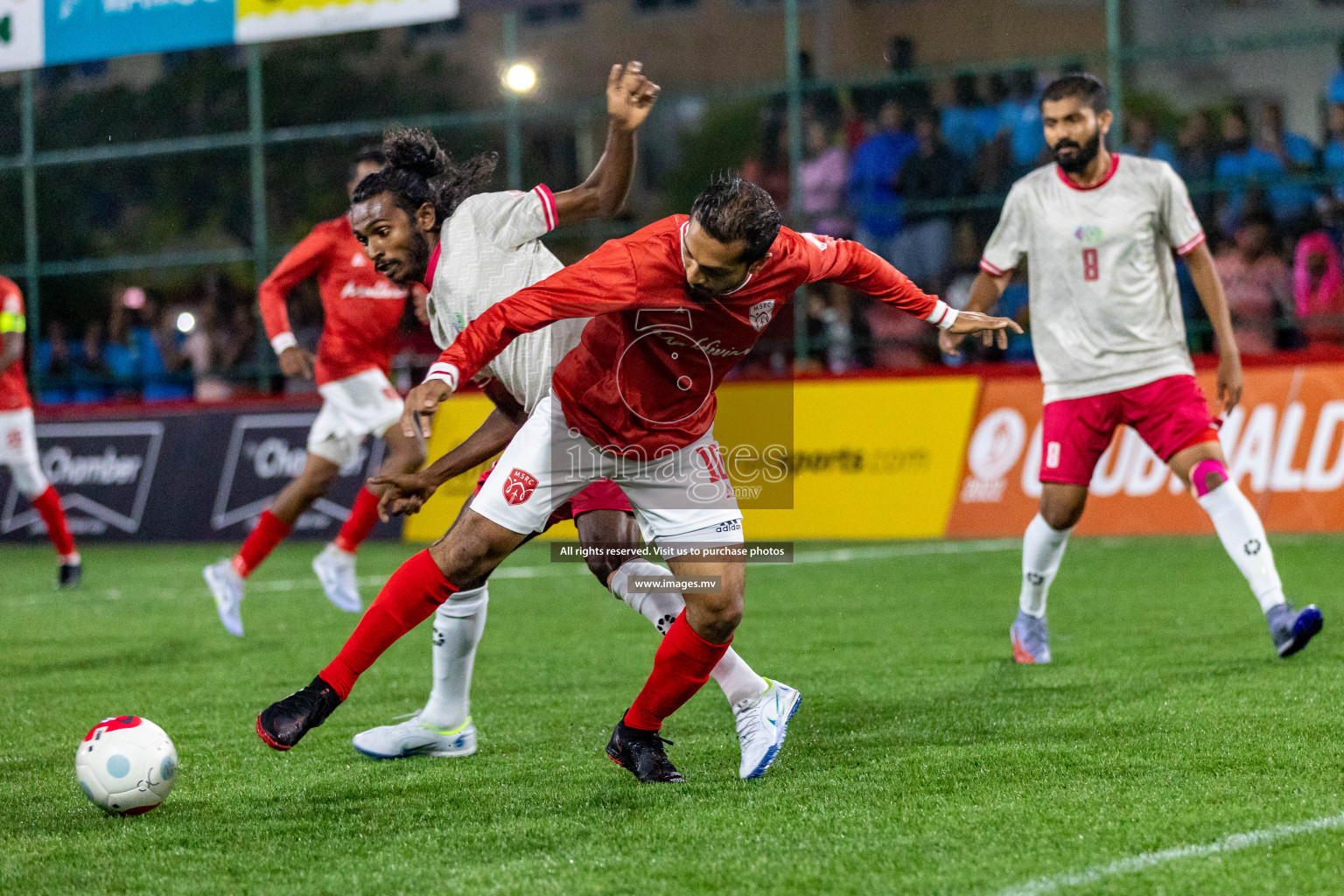 Team MCC vs Maldivian in Club Maldives Cup 2022 was held in Hulhumale', Maldives on Thursday, 13th October 2022. Photos: Ismail Thoriq/ images.mv