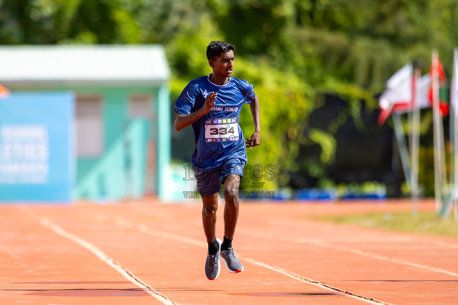 Day 2 of MWSC Interschool Athletics Championships 2024 held in Hulhumale Running Track, Hulhumale, Maldives on Sunday, 10th November 2024.
Photos by: Ismail Thoriq / Images.mv