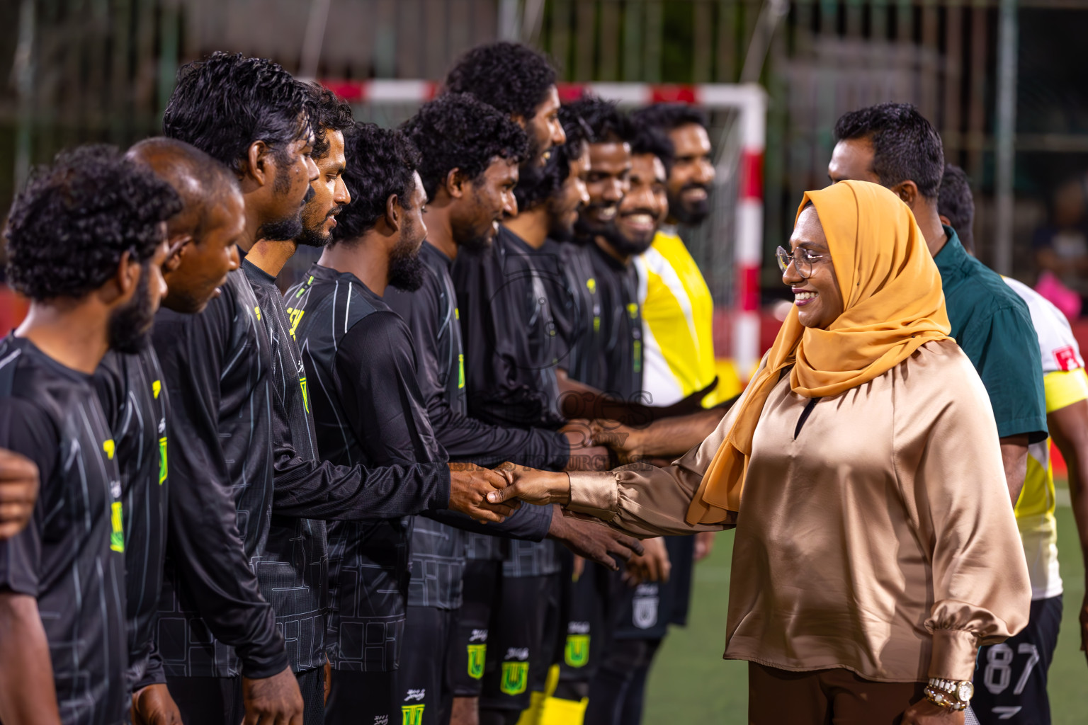 HDh Finey vs HDh Vaikaradhoo in Day 10 of Golden Futsal Challenge 2024 was held on Tuesday, 23rd January 2024, in Hulhumale', Maldives
Photos: Ismail Thoriq / images.mv