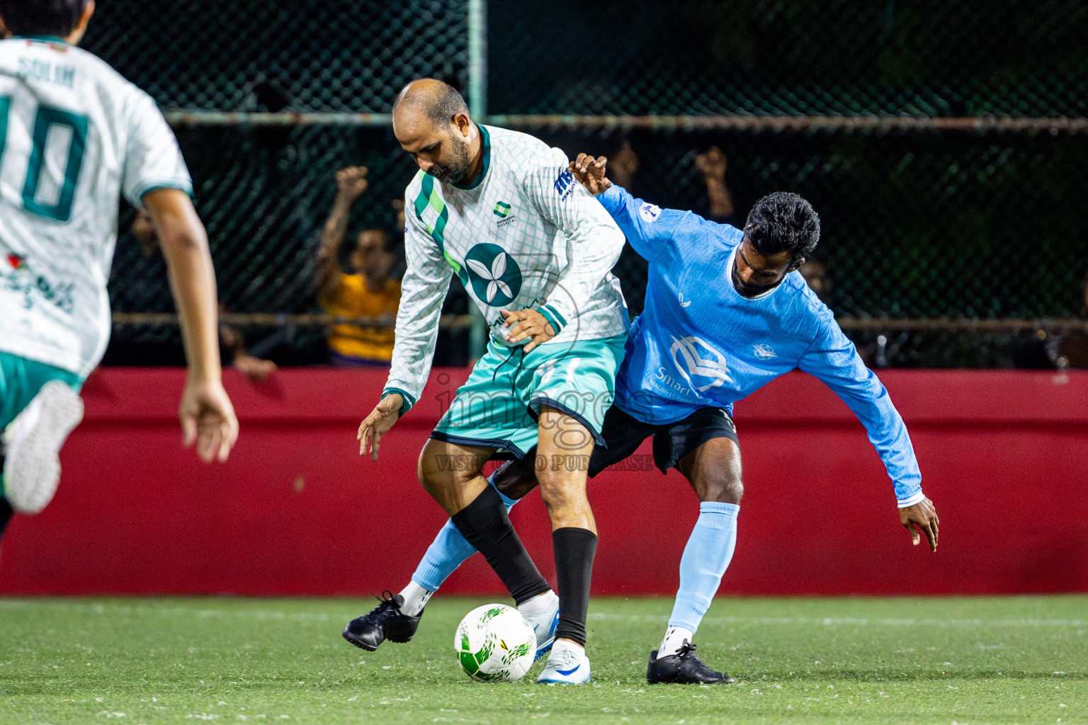 Dharumavantha vs Smatown FC in Day 1 of Office League 2025 was held on Wednesday, 16th April 2025 in Hulhumale', Maldives. Photos: Nausham Waheed / images.mv