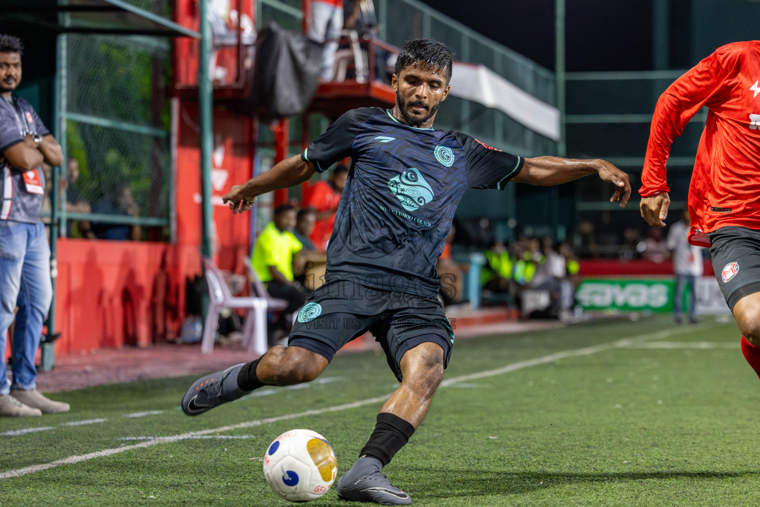 Sh Maroshi vs Sh Feydhoo in Day 11 of Golden Futsal Challenge 2025 was held on Wednesday, 15th January 2025, in Hulhumale', Maldives Photos: Mohamed Mahfooz Moosa / images.mv