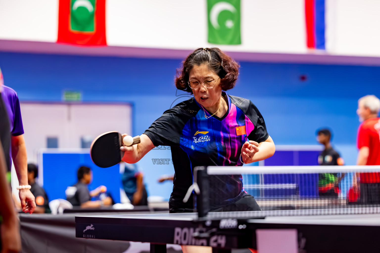 Day 2 of 1st Thoddoo Masters Table Tennis Tournament was held on Friday, 22nd August 2025 in AA Thoddoo, Maldives. Photos: Nausham Waheed / images.mv