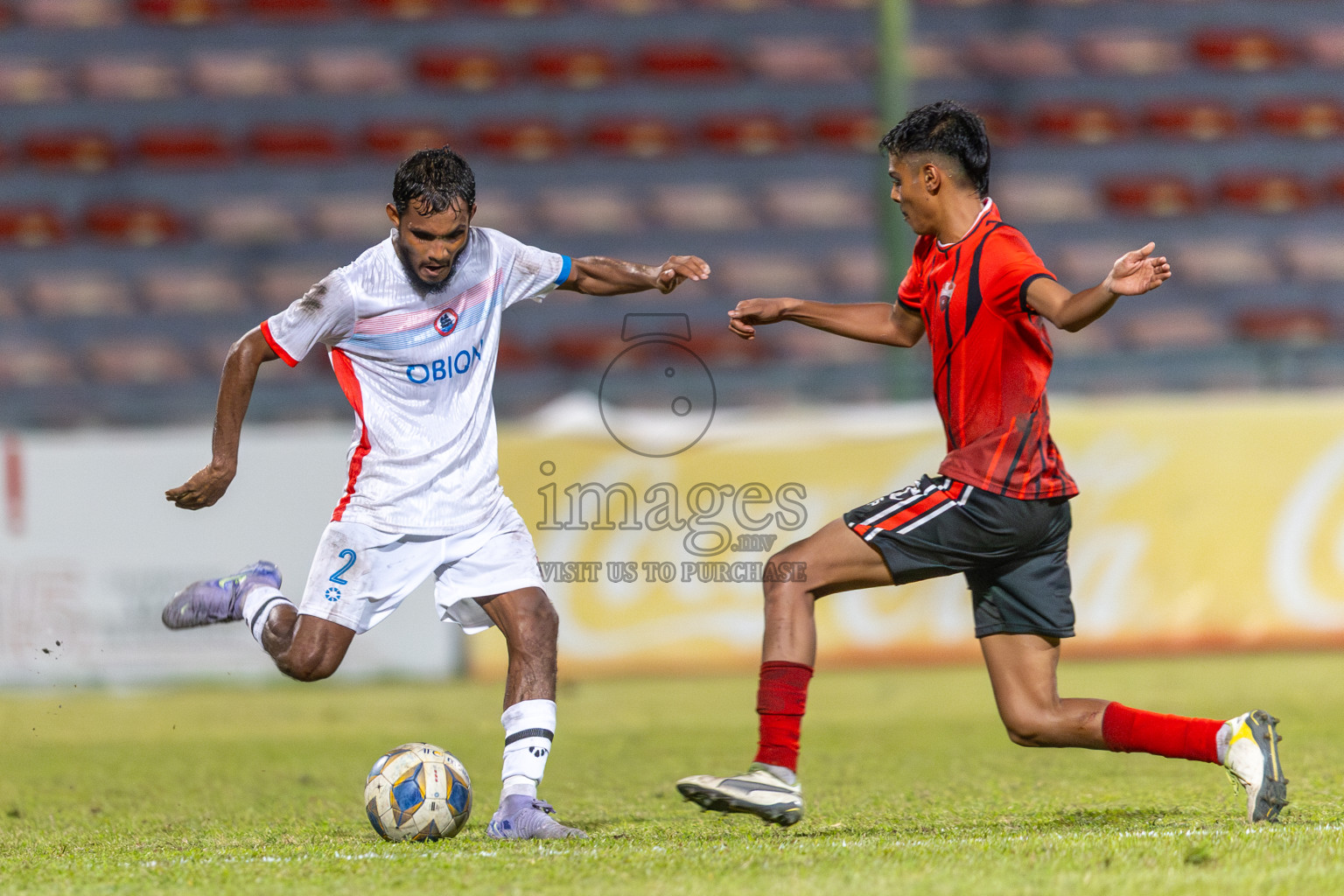 TC Sports Club vs Odi Sports Club in the FAM League Cup 2025 held at National Football Stadium, Male', Maldives on Sunday, 4th May 2025.
Photos By: Ismail Thoriq / images.mv