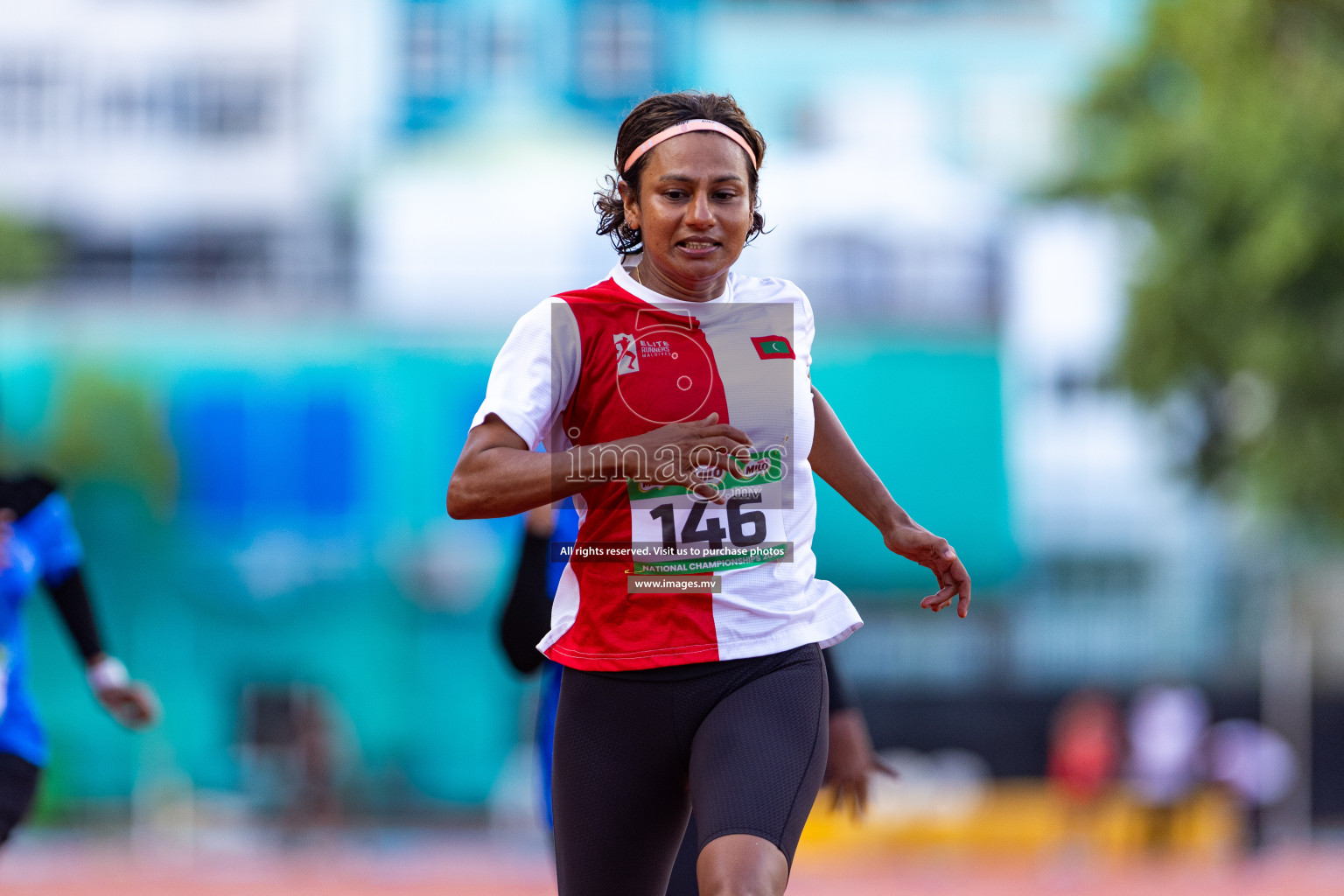 Day 1 of National Athletics Championship 2023 was held in Ekuveni Track at Male', Maldives on Thursday 23rd November 2023. Photos: Nausham Waheed / images.mv