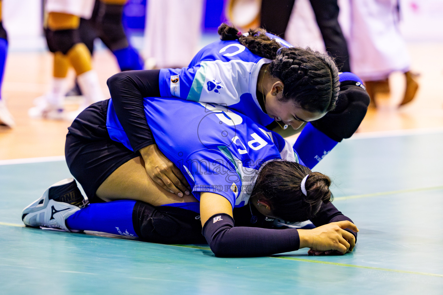 Nepal Police Club vs Humo VC in the Final of CAVA Woman's Volleyball Club Championship 2024 was held in Social Center, Male', Maldives on Saturday, 21st September 2024. Photos: Nausham Waheed / images.mv