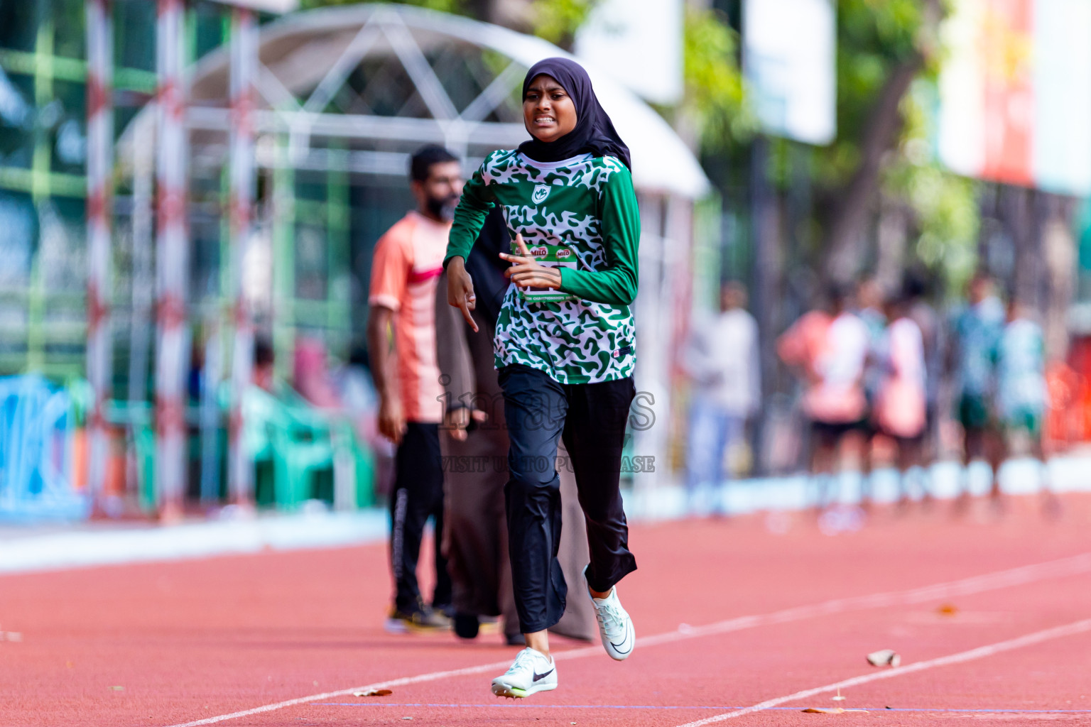 Day 2 of MILO Athletics Association Championship was held on Wednesday, 6th May 2024 in Male', Maldives. Photos: Nausham Waheed