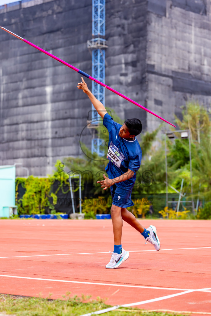 Day 5 of MWSC Interschool Athletics Championships 2024 held in Hulhumale Running Track, Hulhumale, Maldives on Wednesday, 13th November 2024. Photos by: Nausham Waheed / Images.mv