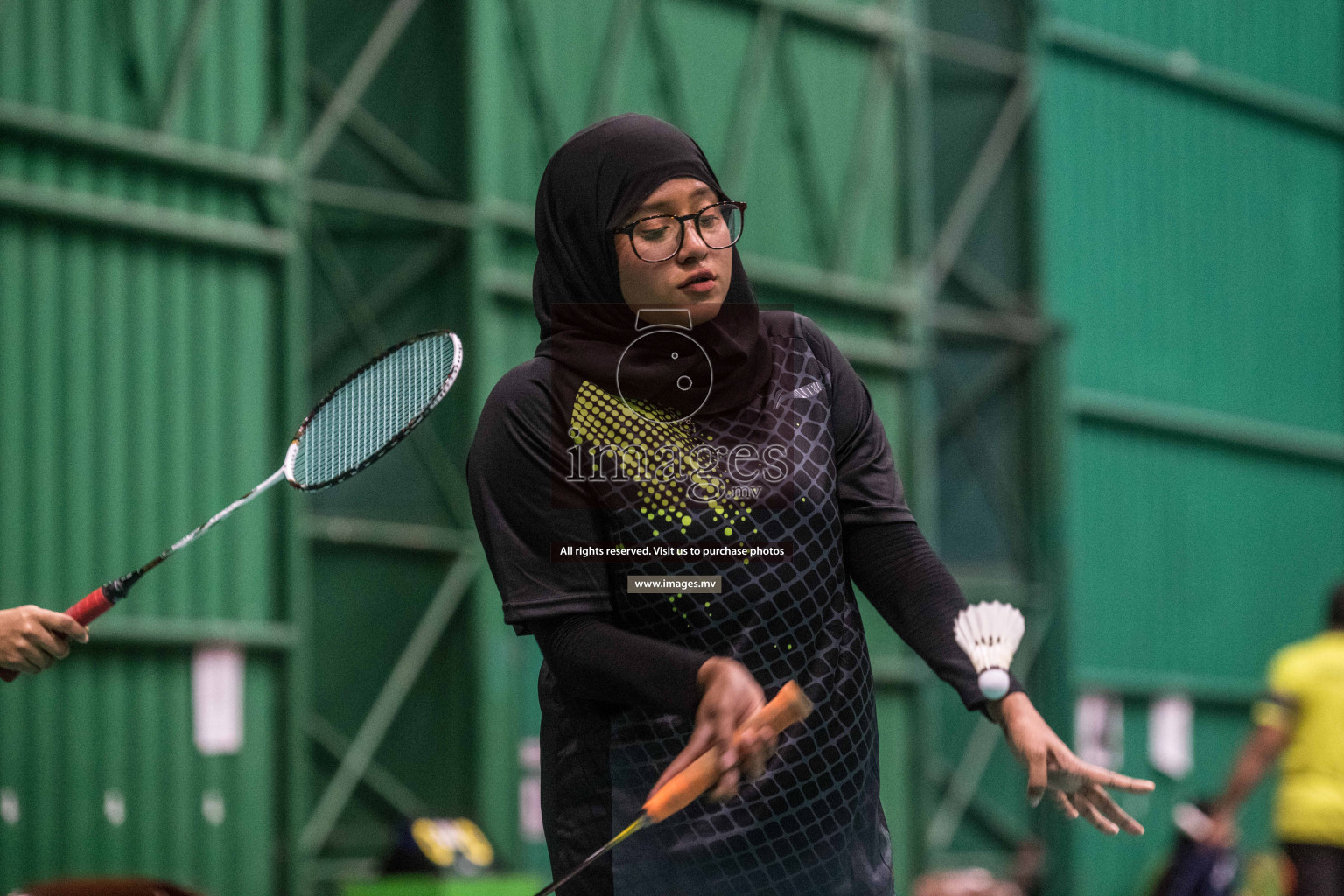 Day 4 of Badminton association mixed group championship 2021 held in Male', Maldives Photos by Nausham Waheed