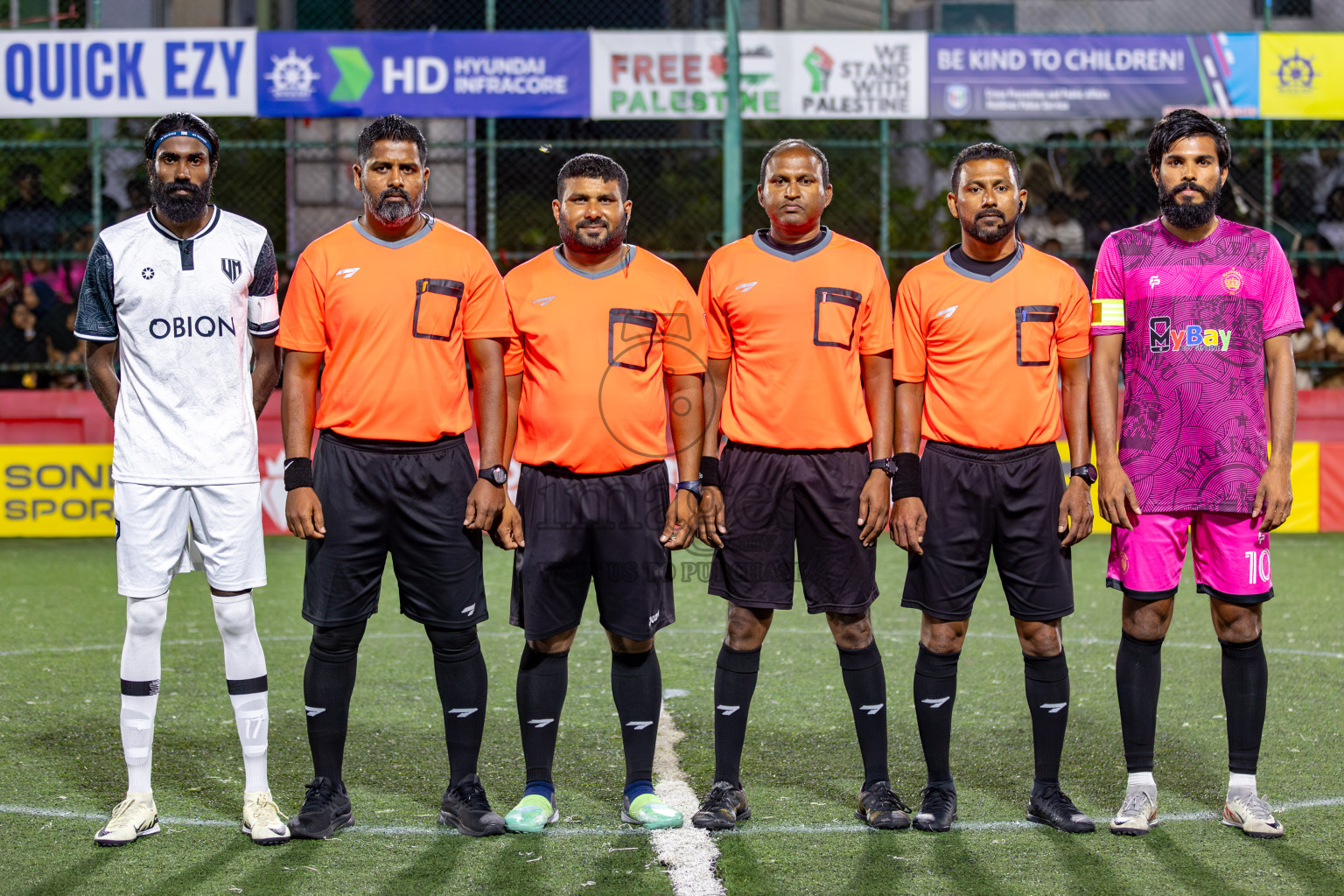 Vilimale VS Maafannu in Zone 8 Group Stage Final on Day 38 of Golden Futsal Challenge 2024 which was held on Friday, 23rd February 2024, in Hulhumale', Maldives 
Photos: Hassan Simah/ images.mv