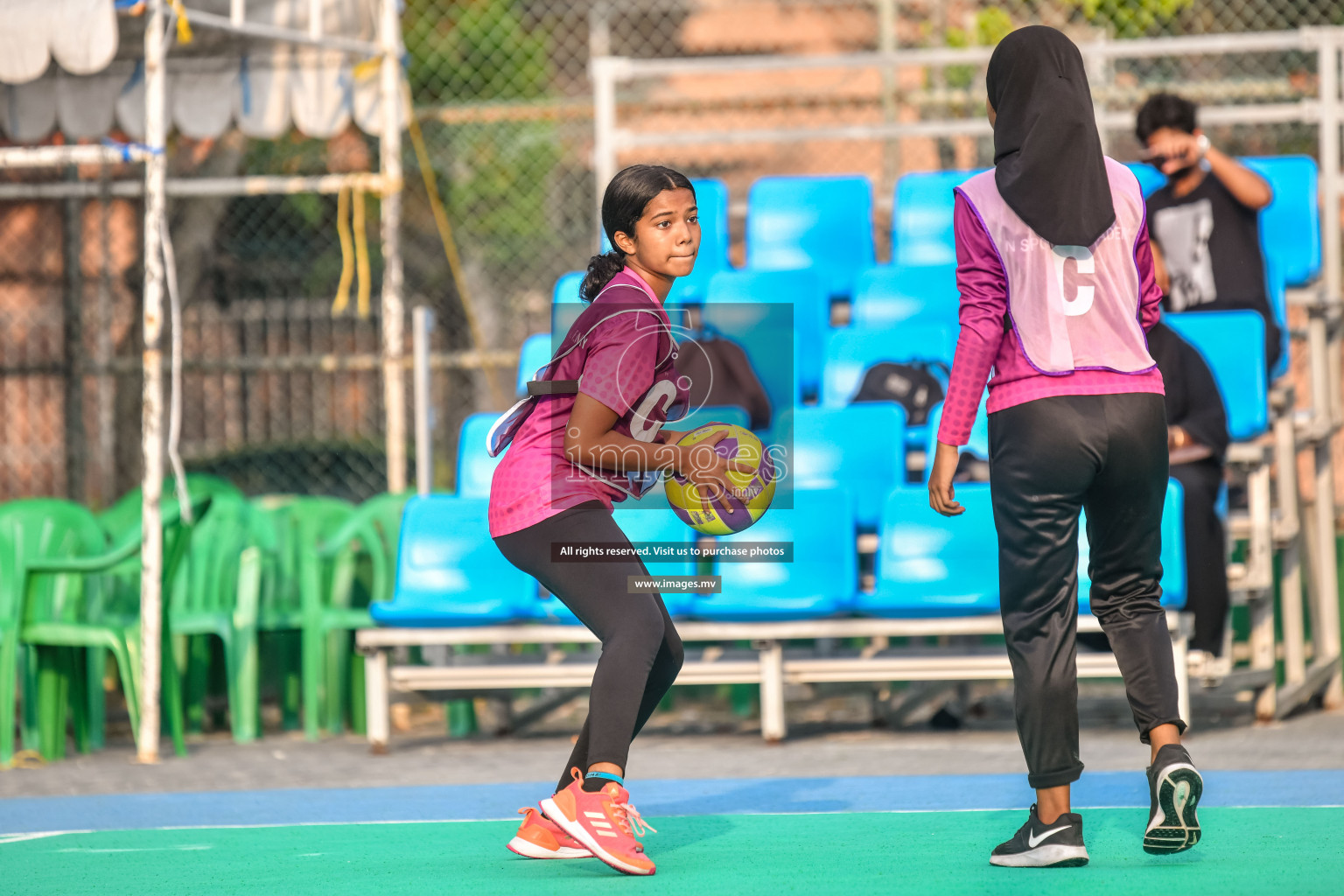 Day 10 of Junior Netball Championship 2022 held in Male', Maldives. Photos by Nausham Waheed