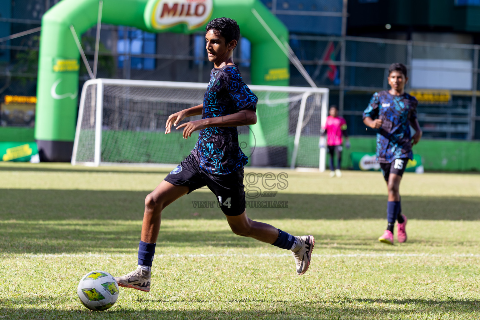 Day 4 of MILO Academy Championship 2024 (U-14) was held in Henveyru Stadium, Male', Maldives on Sunday, 3rd November 2024. 
Photos: Hassan Simah / Images.mv