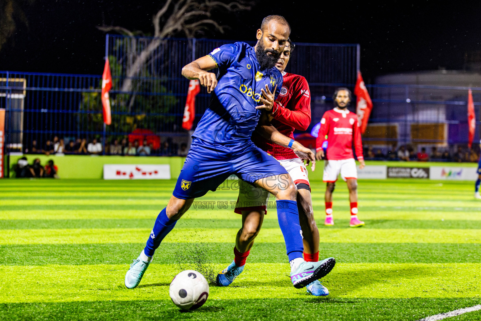 United V vs CC Sports Club in Semi Final of Eydhafushi Futsal Cup 2024 was held on Monday , 15th April 2024, in B Eydhafushi, Maldives Photos: Nausham Waheed / images.mv