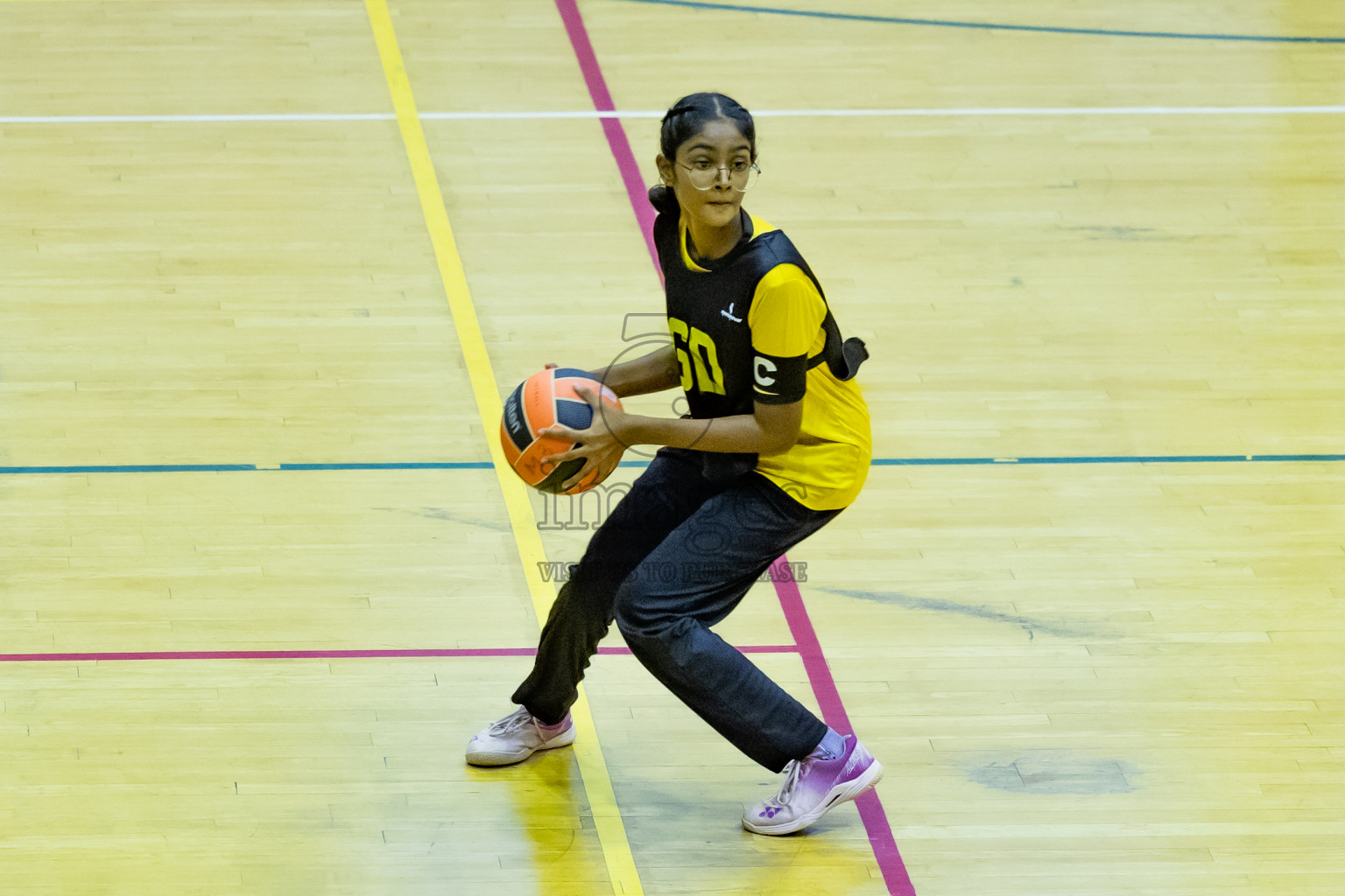 Day 12 of 25th Inter-School Netball Tournament was held in Social Center at Male', Maldives on Thursday, 22nd August 2024.