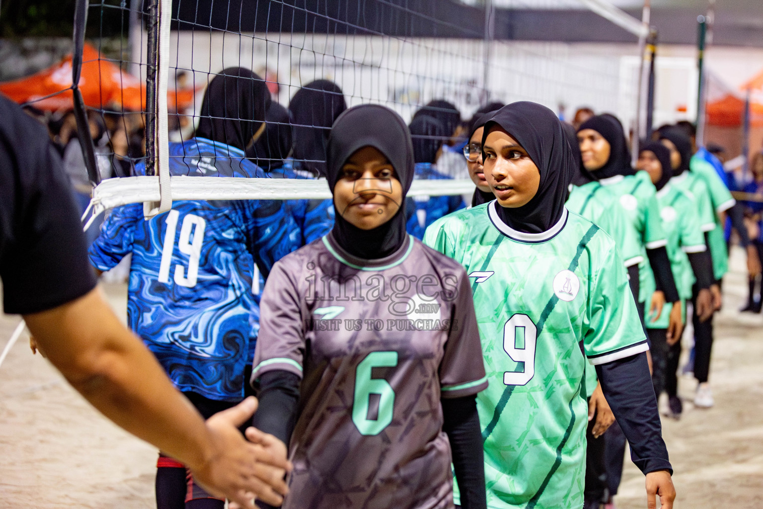 U19 Male and Atoll Girl's Finals in Day 9 of Interschool Volleyball Tournament 2024 was held in ABC Court at Male', Maldives on Saturday, 30th November 2024. Photos: Hassan Simah / images.mv