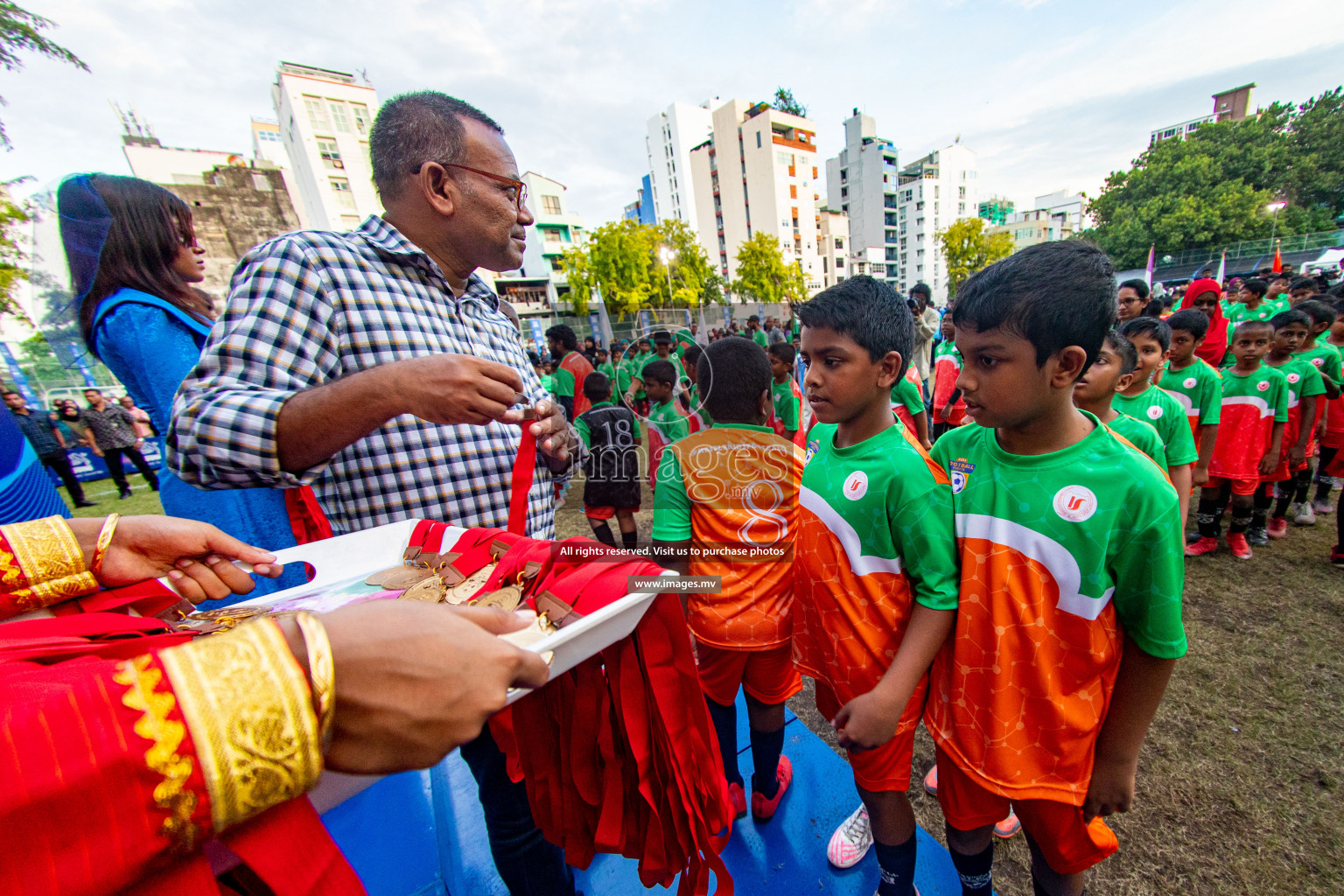 Day 4 of Milo Kids Football Fiesta 2022 was held in Male', Maldives on 22nd October 2022. Photos:Hassan Simah / images.mv