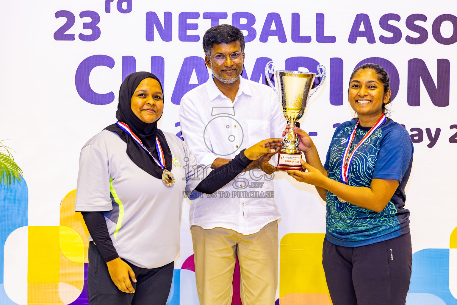 Final of 23rd Netball Association Championship was held in Social Canter at Male', Maldives on Sunday, 5th May 2024. Photos: Nausham Waheed / images.mv