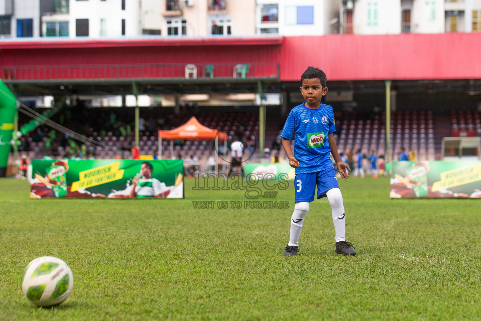 Day 2 of MILO Kids Football Fiesta was held at National Stadium in Male', Maldives on Saturday, 24th February 2024.