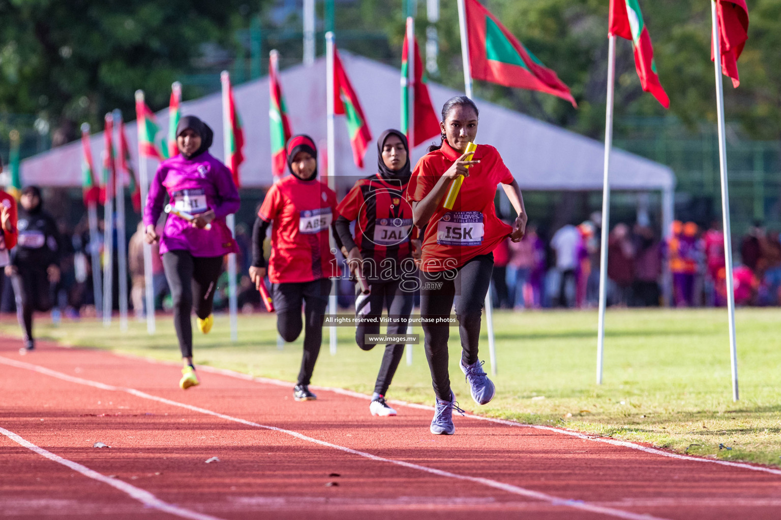 Day 3 of Inter-School Athletics Championship held in Male', Maldives on 25th May 2022. Photos by: Maanish / images.mv