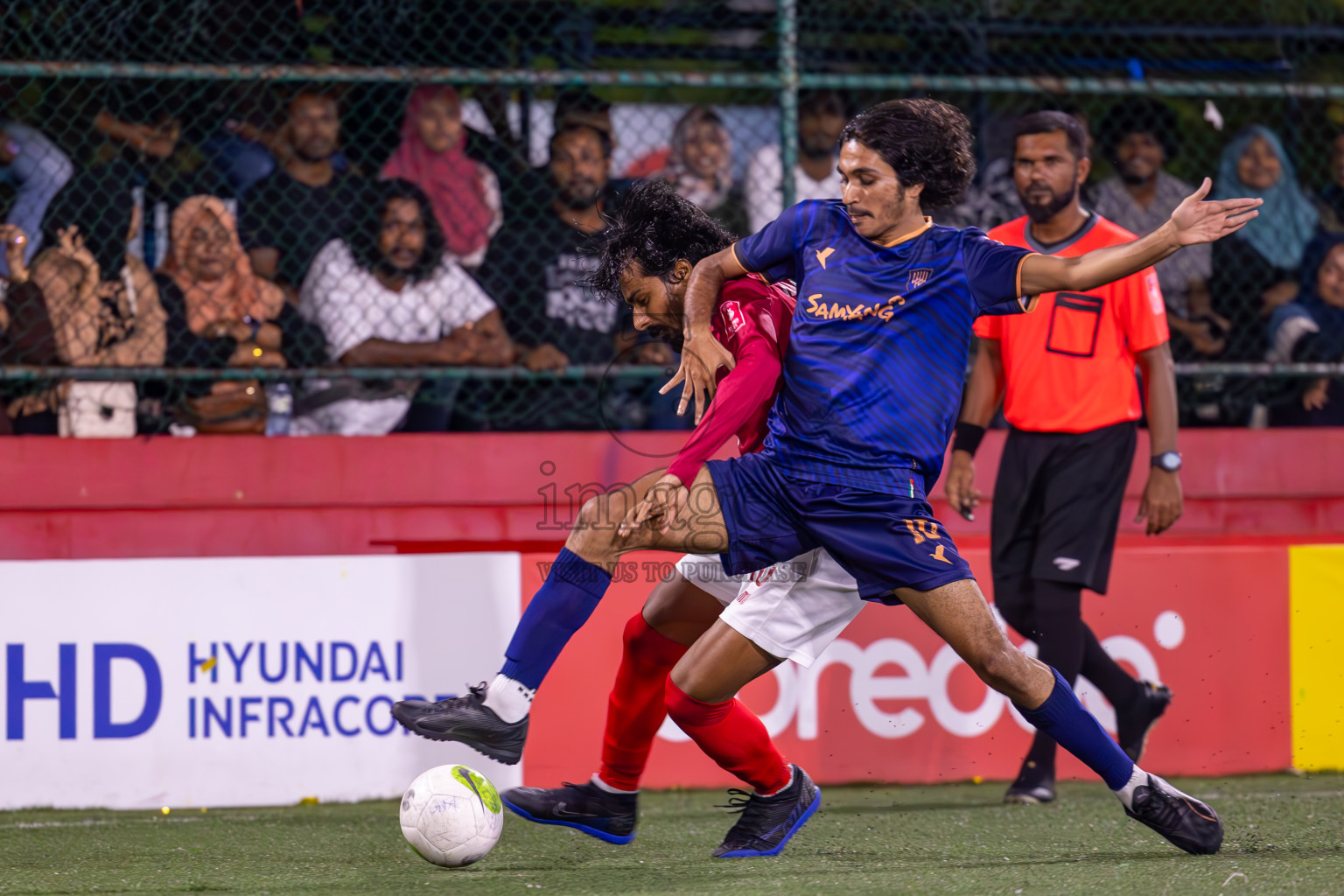 Lh Kurendhoo vs K Kaashidhoo on Day 36 of Golden Futsal Challenge 2024 was held on Wednesday, 21st February 2024, in Hulhumale', Maldives
Photos: Ismail Thoriq, / images.mv