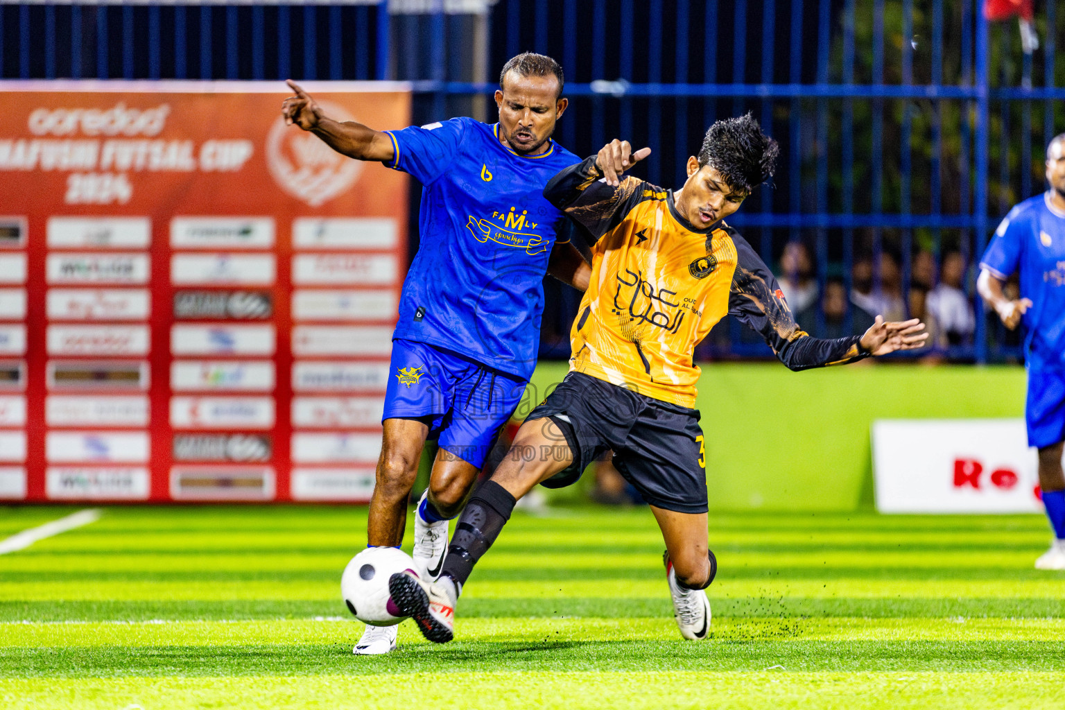All Wolves vs Friends in Day 3 of Eydhafushi Futsal Cup 2024 was held on Wednesday, 10th April 2024, in B Eydhafushi, Maldives Photos: Nausham Waheed / images.mv