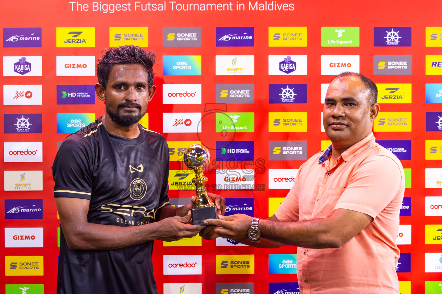 ADh Maamigili vs ADh Mandhoo in Day 16 of Golden Futsal Challenge 2024 was held on Tuesday, 30th January 2024, in Hulhumale', Maldives
Photos: Ismail Thoriq / images.mv