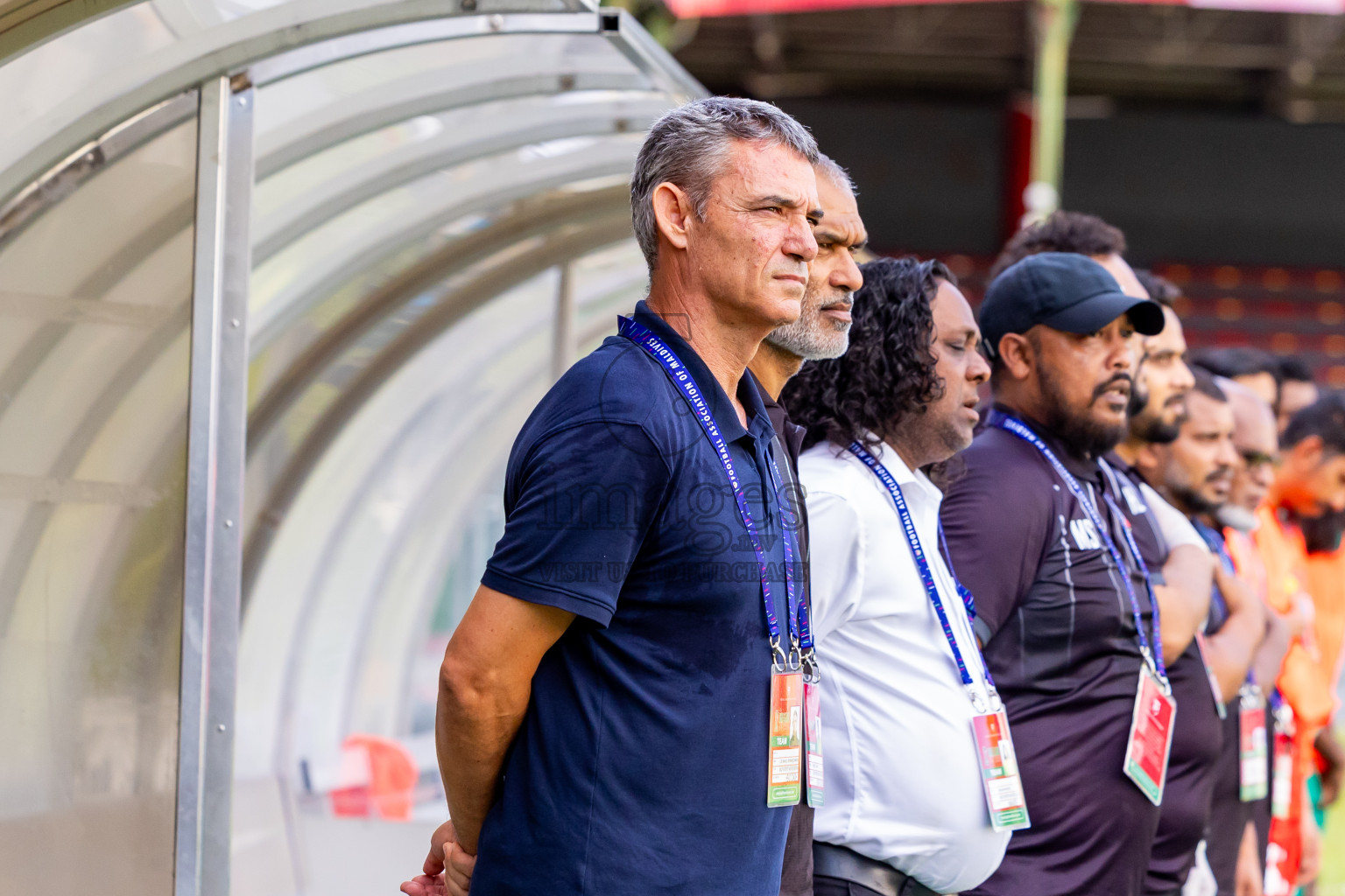 Maziya SRC vs Newradiant Sports Club in the FAM League Cup 2025 held at National Football Stadium, Male', Maldives on Monday, 5th May 2025. Photos By: Nausham Waheed / images.mv