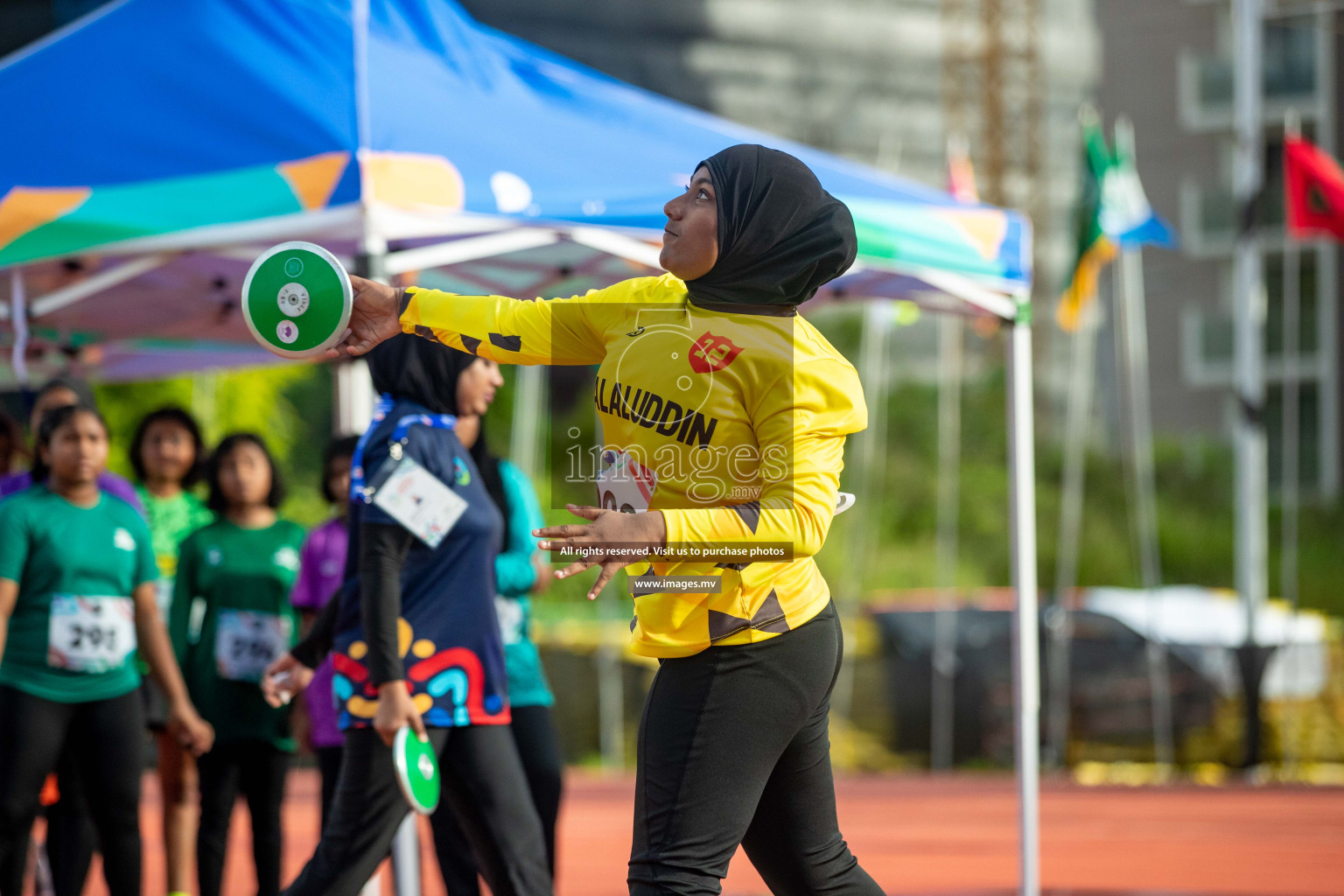 Day three of Inter School Athletics Championship 2023 was held at Hulhumale' Running Track at Hulhumale', Maldives on Tuesday, 16th May 2023. Photos: Nausham Waheed / images.mv