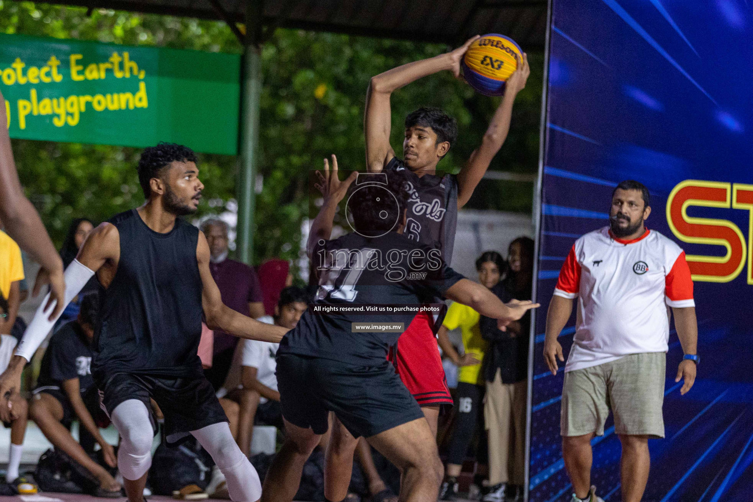 Day4 of Slamdunk by Sosal on 15th April 2023 held in Male'. Photos: Ismail Thoriq / images.mv