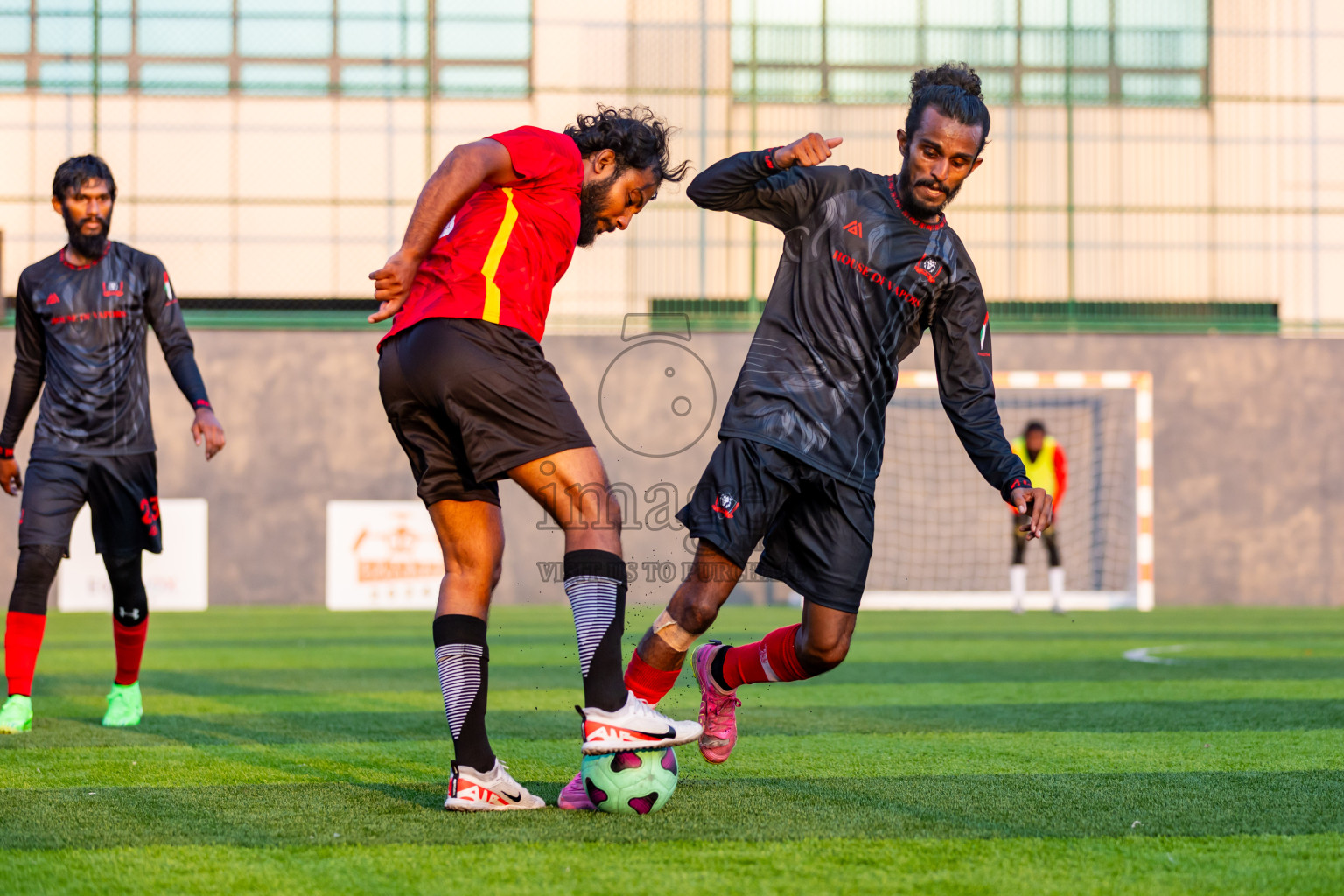 The One vs Banafsaa Kanmathi in Day 4 of BG Futsal Challenge 2024 was held on Friday, 15th March 2024, in Male', Maldives Photos: Nausham Waheed / images.mv