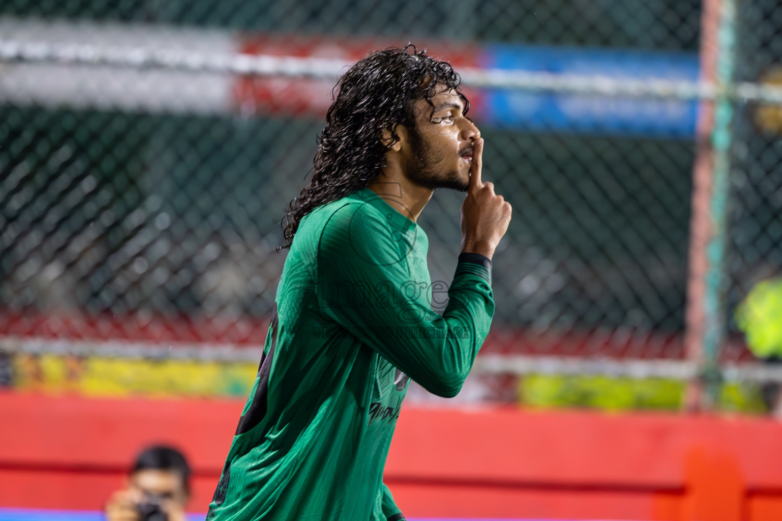 HA Muraidhoo vs HA Vashafaru in Day 9 of Golden Futsal Challenge 2025 was held on Monday, 13th January 2025, in Hulhumale', Maldives
Photos: Ismail Thoriq / images.mv