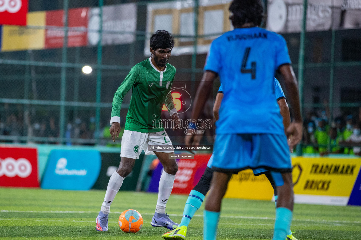 Team FSM vs Club HDC in the Quarter Finals of Club Maldives 2021 held at Hulhumale;, on 12th December 2021 Photos: Ismail Thoriq / images.mv