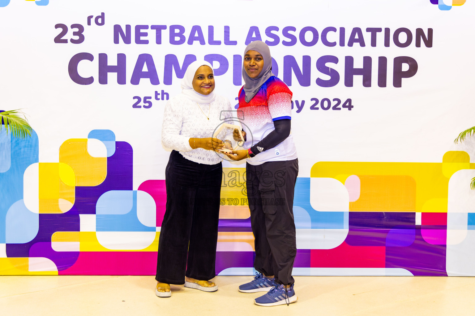 Final of 23rd Netball Association Championship was held in Social Canter at Male', Maldives on Sunday, 5th May 2024. Photos: Nausham Waheed / images.mv