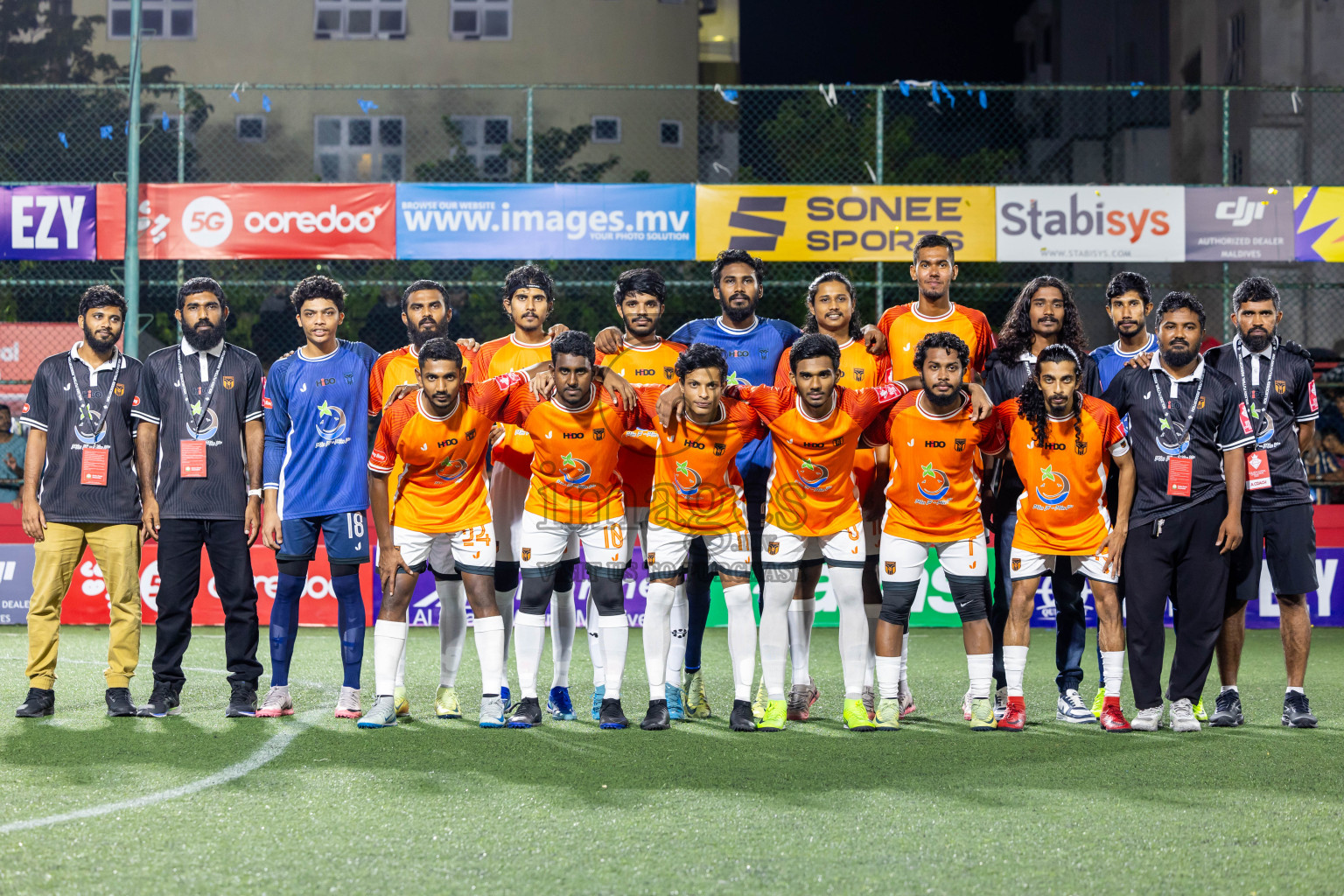 Thaa Hirilandhoo vs L Isdhoo in zone round Day 30 of Golden Futsal Challenge 2025 was held on Monday , 3rd February 2025, in Hulhumale', Maldives. Photos: Nausham Waheed / images.mv