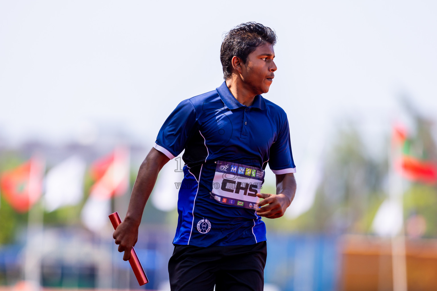 Day 6 of MWSC Interschool Athletics Championships 2024 held in Hulhumale Running Track, Hulhumale, Maldives on Thursday, 14th November 2024. Photos by: Nausham Waheed / Images.mv