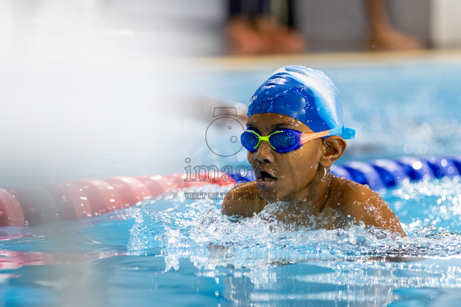 Day 4 of BML 6th National Kids Swimming Kids Festival 2025 held in Hulhumale', Maldives on Thursday, 6th November 2024. Photos: Hassan Simah / images.mv