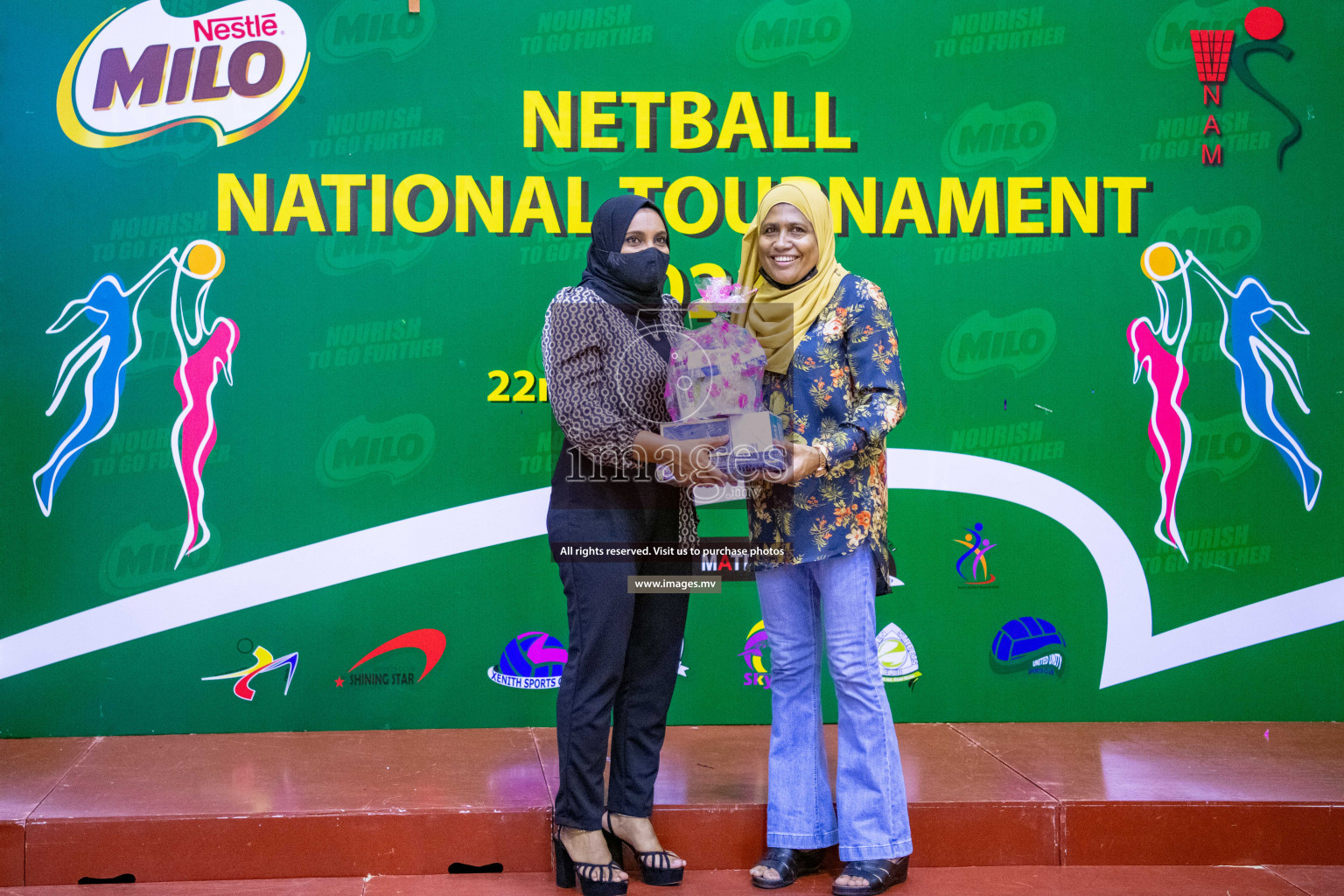 Kulhudhuffushi Youth & R.C vs Club Green Streets in the Finals of Milo National Netball Tournament 2021 (Women's) held on 5th December 2021 in Male', Maldives Photos: Ismail Thoriq / images.mv