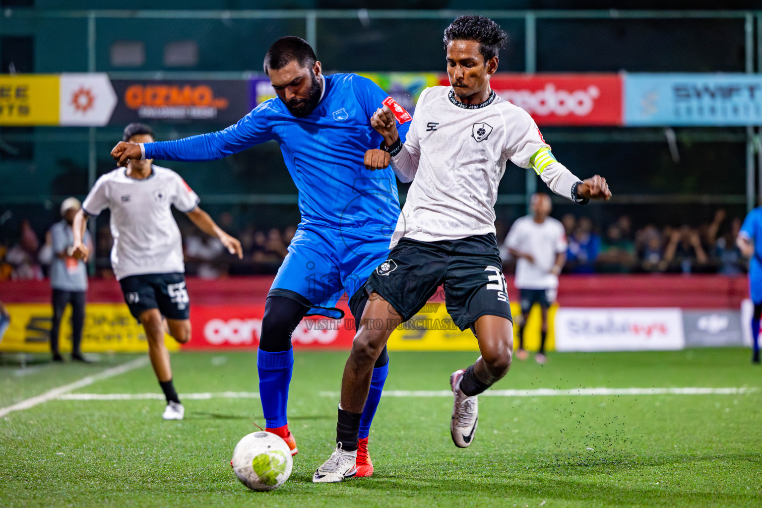 R Dhuvaafaru vs R Alifushi on Day 37 of Golden Futsal Challenge 2024 was held on Thursday, 22nd February 2024, in Hulhumale', Maldives
Photos: Mohamed Mahfooz Moosa/ images.mv