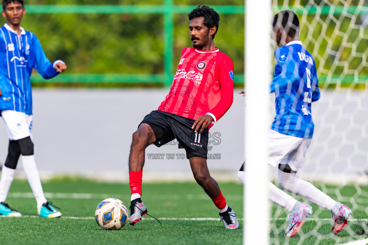 Furious FC vs Chester Academy from Manadhoo Council Cup 2024 in N Manadhoo Maldives on Thursday, 22nd February 2023. Photos: Nausham Waheed / images.mv